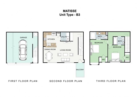2 bedroom 2 bathroom Floor plan Aat Landing at Round Rock, Round Rock, 78681